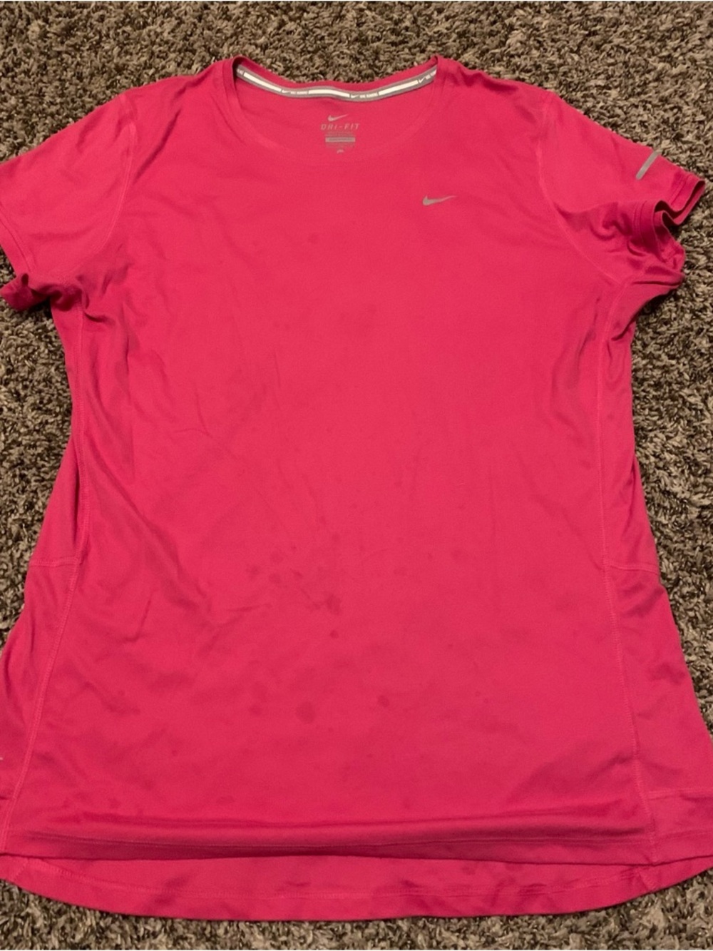 Nike Women's Hot Pink Short Sleeve Performance Tee